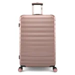 iFLY Hard Sided Fibertech Printed Luggage, Rose Gold