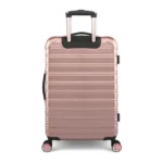 iFLY Hard Sided Fibertech Printed Luggage, Rose Gold - Image 4