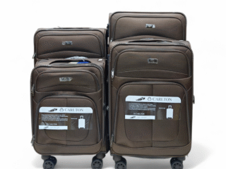 Carlton Uk soft 4 pc fiber base luggage trolley karachi pakistan