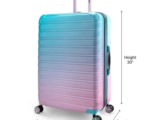 iFLY Hard Sided Fibertech Printed Luggage, Cotton Candy Luggage