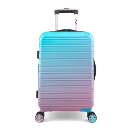 iFLY Hard Sided Fibertech Printed Luggage, Rose Gold  Image of f30db998 962b 49f0 a024 b20fab836969.5b2f1be97945a91612d669a605a68fed 430x430