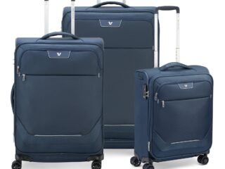 RONCATO JOY Expandable Luggage Trolley Blue