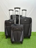 Saimede 4pcs Softside Luggage Trolley - Image 5