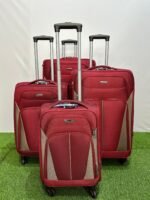 Saimede 4pcs Softside Luggage Trolley - Image 4