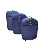 Cat Fancy 2 Wheel 3 Piece Trolley Bag