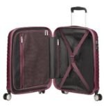 AMERICAN TOURISTER Jetglam Spinner Double Roller 4 wheels Grape Maroon - Image 3