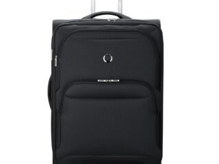 Delsey Skymax 2.0 Expandable Luggage Trolley Set Black