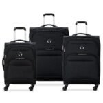 Delsey Skymax 2.0 Expandable Luggage Trolley Set Blue - Image 10