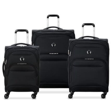 Delsey Skymax 2.0 Expandable Luggage Trolley Set Blue  Image of delsey sky max 2.0 00328498700 00  01 430x430