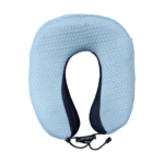 Burbros Neck Pillow Memory Foam Light Blue - Image 3