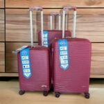 Lojel Polypropylene Hardcase Luggage Trolley Set Black - Image 5