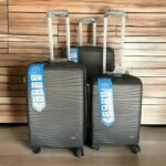 Lojel Polypropylene Hardcase Luggage Trolley Set Black - Image 6