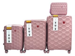 Swissports Honeycomb 4 Pc PP Luggage