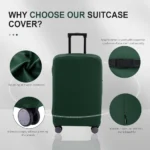 Burbros Lycra soft Spandix cover Luggage premium stretchable material