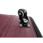 Burbros Leatherite Series 3 pc Set Luggage Trolley Black - Image 11