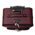 Burbros Leatherite Series 3 pc Set Luggage Trolley Black - Image 23