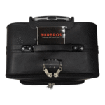 Burbros Leatherite Series 3 pc Set Luggage Trolley Black - Image 6