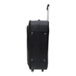 Burbros Leatherite Series 3 pc Set Luggage Trolley Black - Image 5
