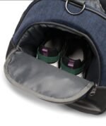 SwissTech Excursion Blue 24 Travel Duffel - Durable 600D Polyester, Water-Resistant Bottom, Multiple Compartments - Image 2