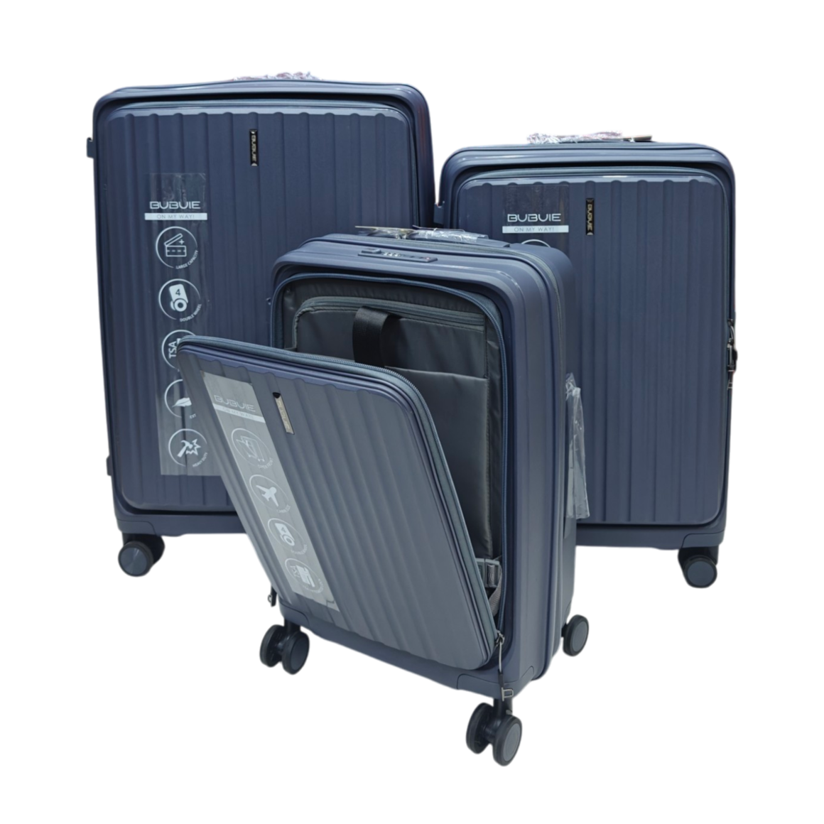 Bubule Casper 3-PC Luggage Set – Images & Features in Pakistan