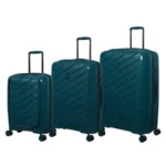 Discover the IT Influential PP Luggage made from ultra-durable polypropylene. TSA-approved, smooth spinner wheels, lightweight design & modern looks – built for frequent flyers. available at Alanwar baggage