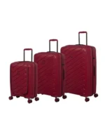 Discover the IT Influential PP Luggage made from ultra-durable polypropylene. TSA-approved, smooth spinner wheels, lightweight design & modern looks – built for frequent flyers. available at Alanwar baggage
