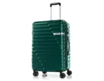 Upgrade your travel gear with the American Tourister Skybridge 3-piece luggage set. Featuring Duosaf™ zipper, TSA lock, double spinner wheels & smart packing system for stress-free travel.