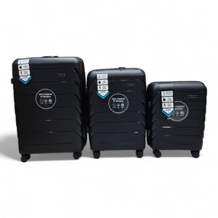 Discover the Rock Armor Series luggage in Pakistan – unbreakable polypropylene body, TSA lock, anti-theft zippers, expandable design, 360° wheels, premium interior, and 3-year warranty for secure, stylish travel.