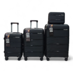 PRESIDENT 4 Pc Polypropylene Hardcase Luggage