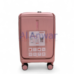 ICarry Toledo Series 3 piece premium luggage set in broad sizes showing small, medium, and large suitcases.